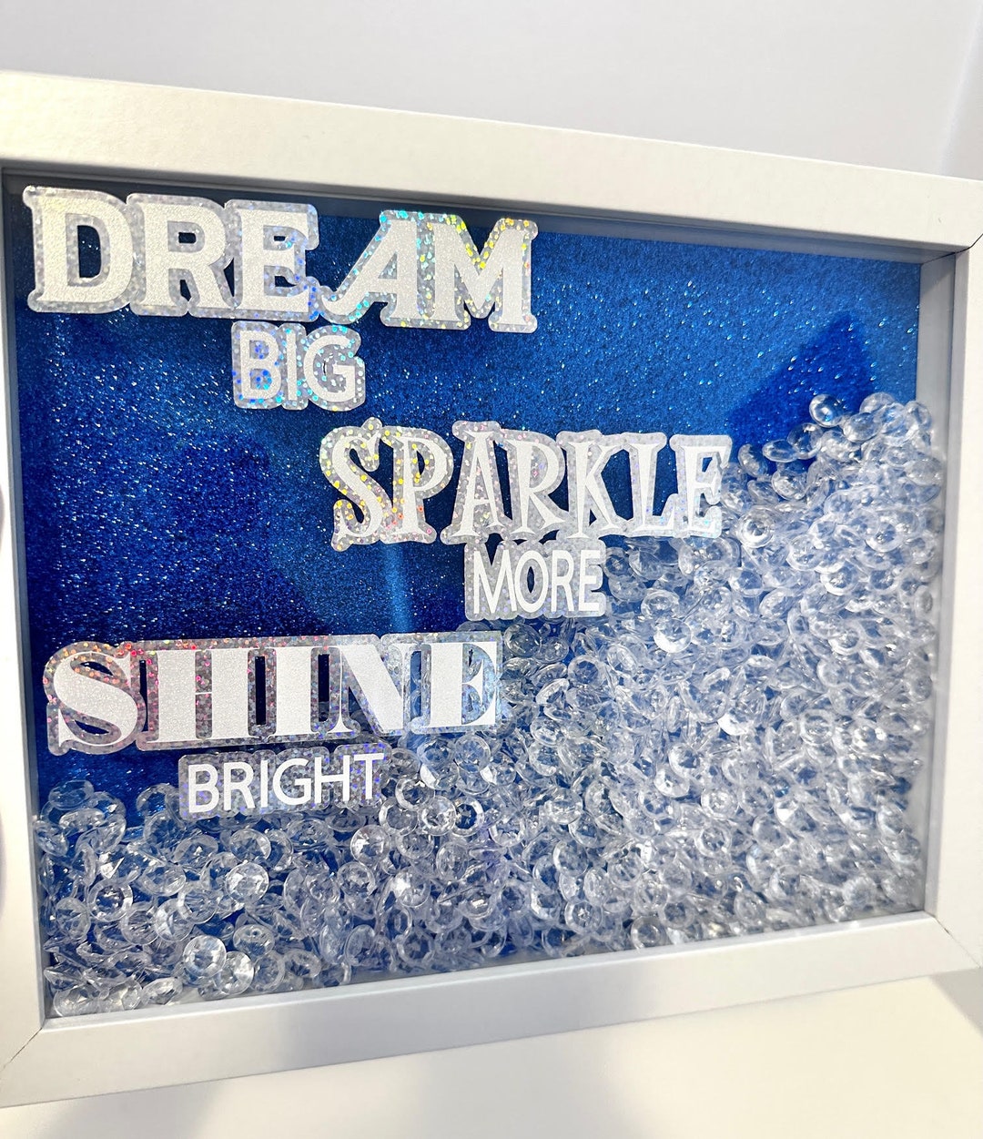 Custom 8x10 Shadow Box - Personalized Keepsake Display, Quality Wood ...
