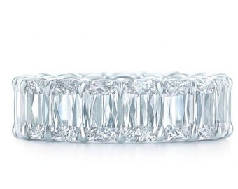 Old Mine Cut Diamond Eternity Band  6.50/7.00ct (depending on finger size) Available in 14k, 18k Solid Gold and Platinum