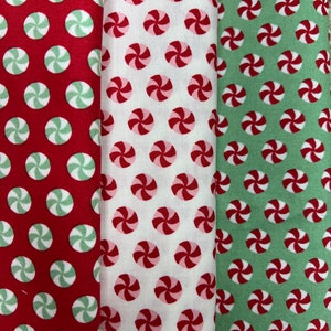 Sweet Christmas, Peppermint candy  by Urban Chiks for Moda fabric bundle rare out of print fabric