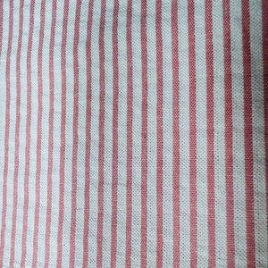 Pink seersucker mini stripe fabric by  fabric finders Inc, red and white stripe, children’s clothing fabric