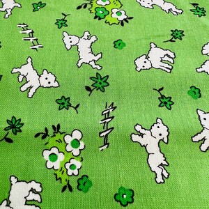 30s Retro Fabric, Penny Rose Toy Chest 3, Green Sheep Cotton (1/2 Yard) -  Etsy