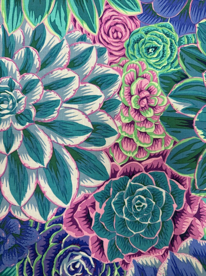 Rare, Out of Print, Kaffe Fassett Collective Pwpj113 House Leeks, Large ...