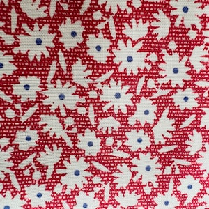 Rare, out of print, Tilda quilt collection, Bon Voyage Collection, Paperflower Red 100260