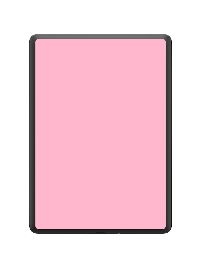 Baby Pastel Pink Reusable Skin for Kindle, Kobo, Amazon Fire