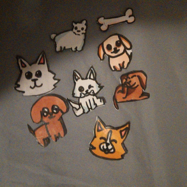 Ellie's Handmade Stickers: Dogs and/or Cats