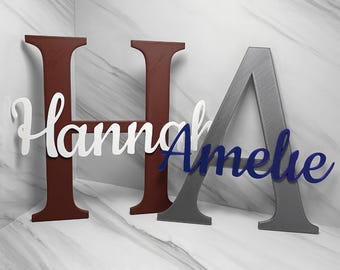 Personalisiertes Türschild 3D-Druck – Namensschild Wanddekoration individuell gestaltet & einzigartig