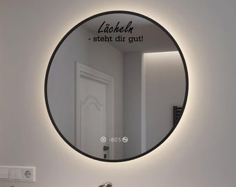 Spiegelsticker – Humorvolle Sprüche zum Aufkleben für Spiegel & Fenster