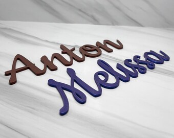 Personalisiertes Türschild 3D-Druck | Individuelles Namensschild & Wandkunst für Zuhause, Geschenkidee und Dekoration