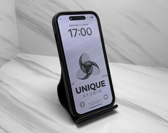 Moderner 3D-Druck Smartphone Halter – Universell kompatibel mit iPhone, Samsung & Google Phone, Schlichter Handyständer