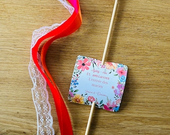 Wedding stirrer stick