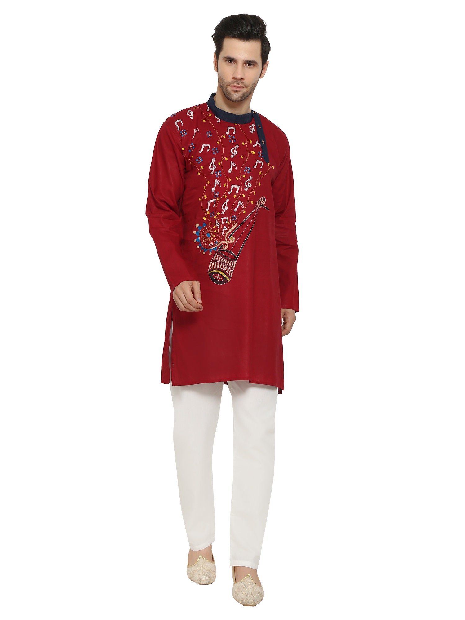 Traditional Bengali Kurta for Men Etsy