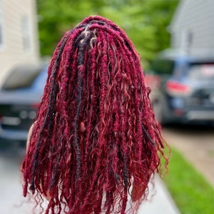 Custom Waterfall Bonet Messy Curly Locs - Etsy