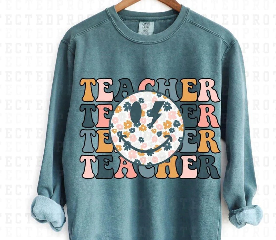 Retro Teacher Smiley X4 - Etsy Canada