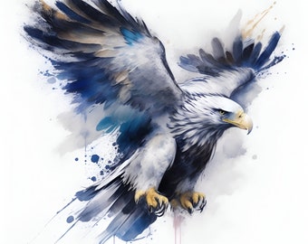 Königlicher Flug: Majestätisches Adler-Tattoo-Design