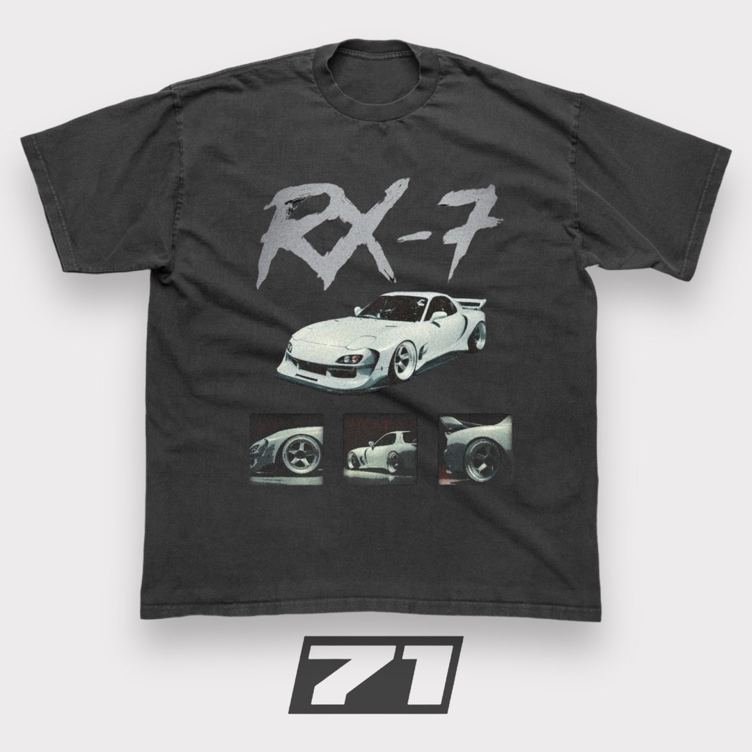 T-Shirt Graphique Mazda Noir - Coton - Tailles S à 3XL - Pour Fans D'Auto - Neuf Avec Étiquettes