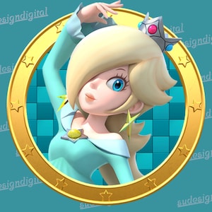 Super Mario Princess Rosalina Png,Princess Rosalina Circle Png,Super Mario Png,Mario Family Png,Mario Characters Png,Princess Rosalina Png