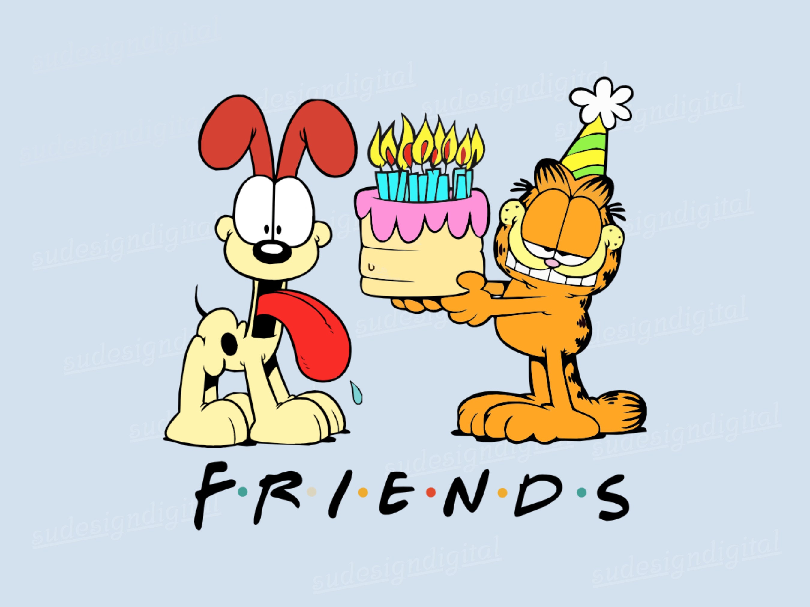 Garfield birthday shirt 2025