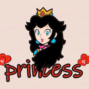 Princess Peach Png, Princess svg, Princess Png, Gift for Girls, Princess, Princess Peach, Princess Birthday gift, Princess Clipart