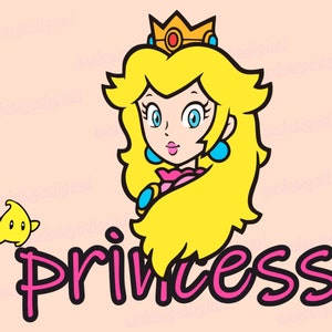 Princess Peach png , Princess Peach , Princess Peach Svg, Princess Png, Super Marıo World Png,Princess Peach Star,