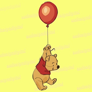 Winnie the Pooh SVG, Winnie the Pooh Clipart, Instant Digital Download, Pooh Bear with honey pot, Winnie the Pooh birthday