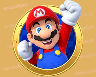 Diseño PNG de Super Mario, imágenes prediseñadas de Super Mario, imagen transparente, mario imprimible, mario digital, descarga instantánea, imagen png de la película de Mario Bros
