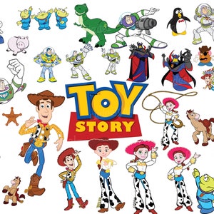 35+ Toy Story PNG Bundle, Woody PNG Files for Cricut, Toy Story Png, Buzz Lightyear PNG for Shirts
