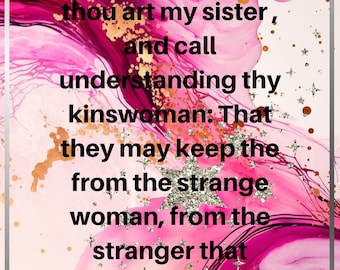 Proverbs Women Christian Notebook.