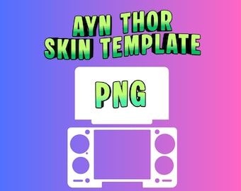Modello skin AYN Thor, cover personalizzata (download digitale)