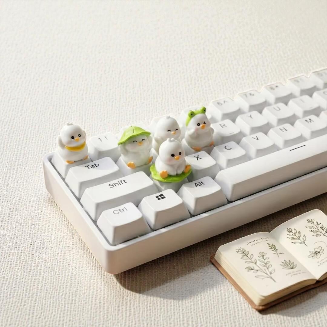 Kawaii Chicken Keycap, Anime Keyboard Accessory - Etsy