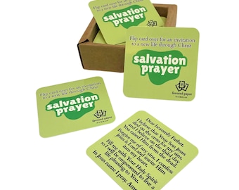 Salvation Prayer Cards