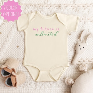 My Future Is Unlimited Onesie, Defying Gravity Baby Onesie, Wicked Baby Onesie, Elphaba and Glinda Kids Shirt, Wizard of Oz, Shiz University