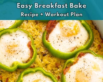 Receita de Caçarola de Ovos e Batata Rústica para o Café da Manhã | Assado Fácil para o Café da Manhã | PDF Cook + Move FITCUI™