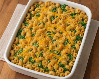 Printed Mac and Cheese Recipe Card with Kitchen Exercises