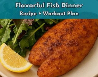 Chinese 5-Spice Tilapia Recipe | Flavorful Fish Dinner | Cook + Move Recipe PDF | Easy Seafood Meal
