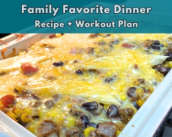 Taco Casserole Recipe | Family Favorite Dinner | High Protein Weeknight Meal | Cook + Move FITCUI PDF