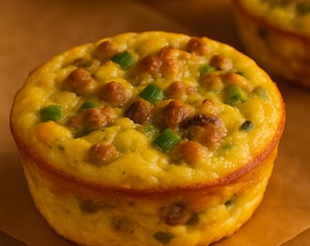 Mini Mushroom & Sausage Quiche | Healthy Breakfast Recipe + Kitchen Workout | Nancy L Fitness FITCUI Instant Download