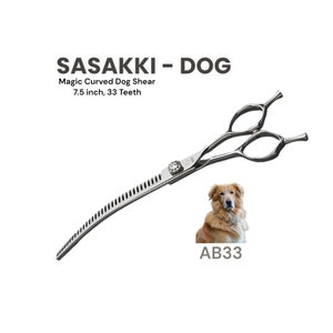 SASAKKI Dog 7.5 33 Teeth V10 Japanese Stainless Steel Thinning Dog Grooming Shears JAN 33 Custom Engraving Etsy