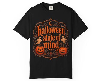 Halloween State of Mind T-shirt | Pumpkin Jack-o'-Lanterns & Ghosts