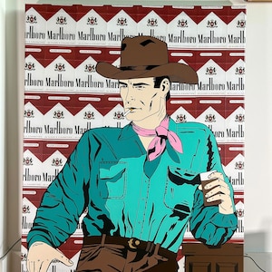 Marlboro Cowboy Print