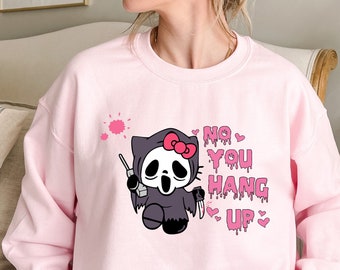 Hello Kitty Shirt Sweatshirt Hoodie Halloween Hello Kitty Pumpkin Shirts Hello Kitty Halloween Costume Hello Kitty Skeleton Hand T Shirt Sanrio Skull Drawings NEW - Laughinks
