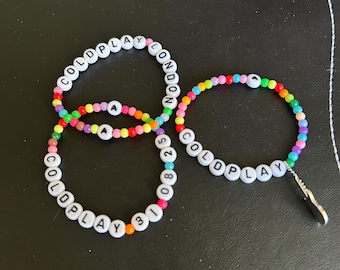 Coldplay music of the spheres tour beaded bracelet