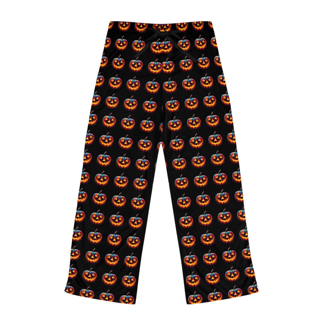Women's Halloween Pajama Pants AOP Etsy
