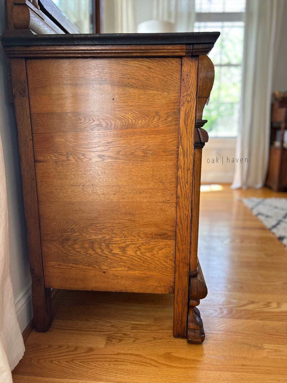 Antique Oak Dresser - Etsy