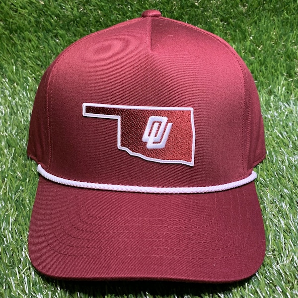 Sooner State Oklahoma Sooners OU Throwback Foam Trucker Hat NCAA