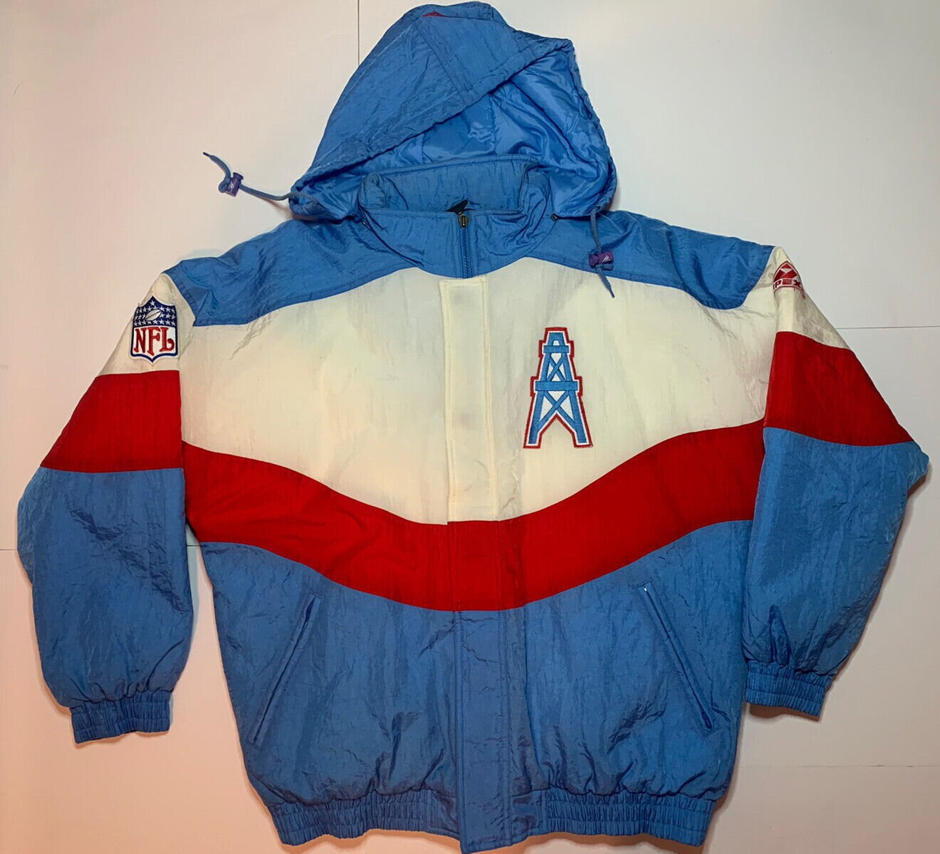 Vintage Houston Oilers Jacket Pro Line by Apex One Size LARGE Etsy Ireland