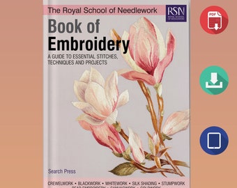 The Royal School of Needlework Borduurboek: een gids voor essentiële steken, technieken en projecten - (PDF eBook)