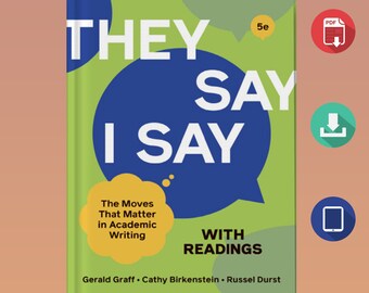 They Say / I Say with Readings Fifth Edition