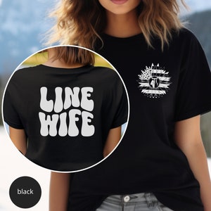 Lineman Wife Shirt Line Wife Gift For Wife Lineman wife Funny Wife Gift Love My Lineman Shirt for Electricians Wife Linewife Gift