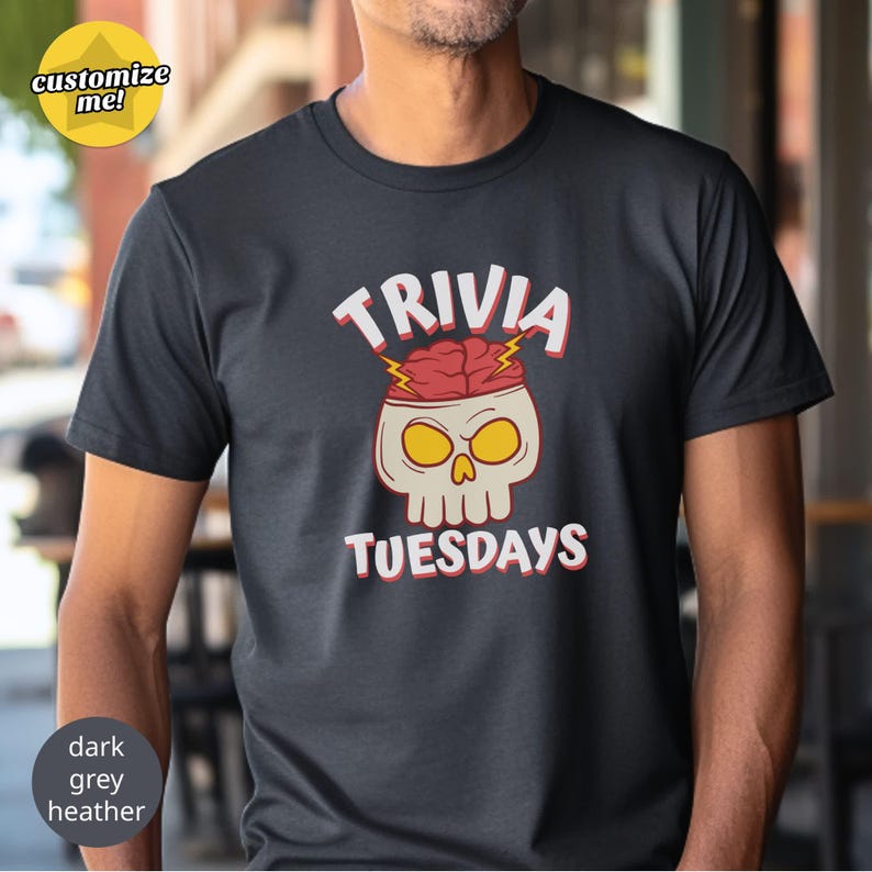 Trivia Shirts Custom Trivia Night, Trivia Gifts, Team Trivia, Game Night Shirt ...