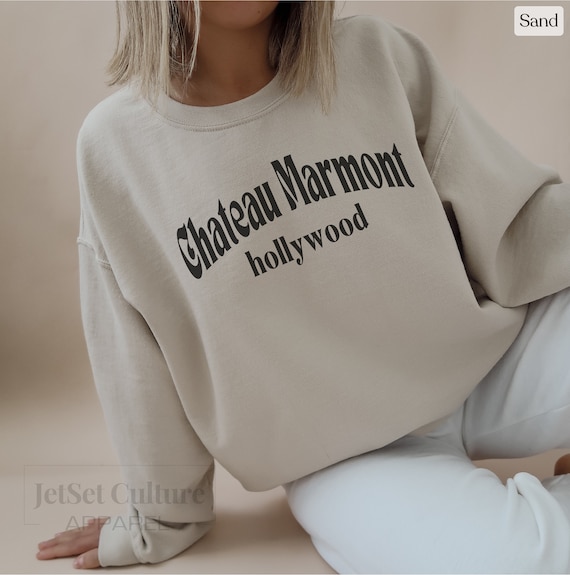 Chateau Marmont Sweater Chateau Marmont Hollywood Shirt Trendy Sweater Gift for Her Sweatshirt Retro Sweatshirt Luxury Hotel Sweater Etsy
